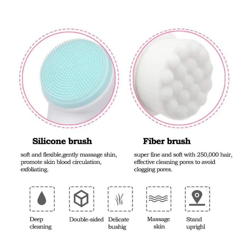 GlowClean™ Silicone Facial Cleansing Brush