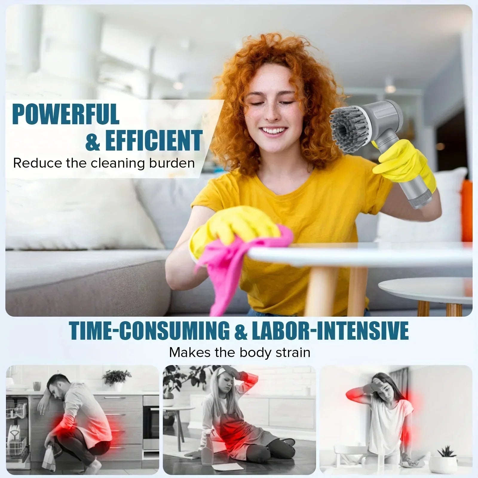 TurboSpin™ Cordless Electric Cleaning Brush