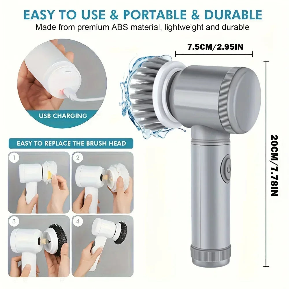 TurboSpin™ Cordless Electric Cleaning Brush