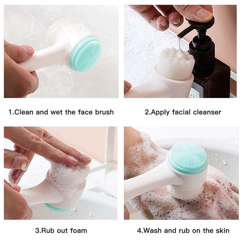 GlowClean™ Silicone Facial Cleansing Brush