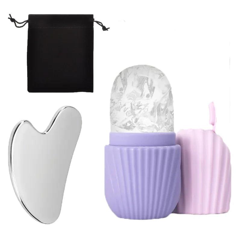 Glow Sculpt™ Ice Roller & Gua Sha Set
