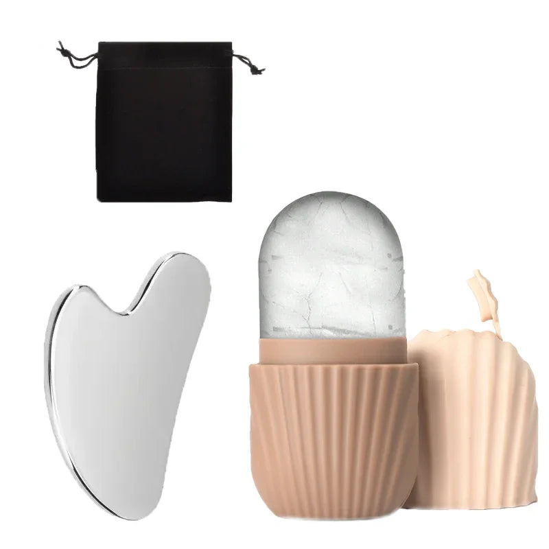 Glow Sculpt™ Ice Roller & Gua Sha Set