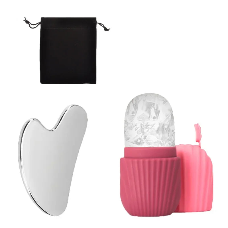 Glow Sculpt™ Ice Roller & Gua Sha Set