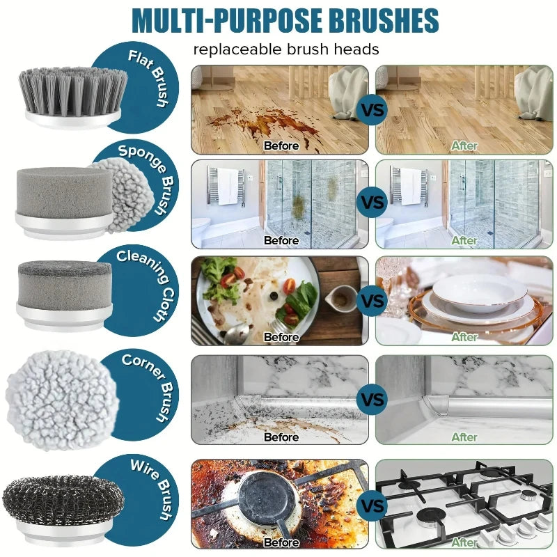 TurboSpin™ Cordless Electric Cleaning Brush