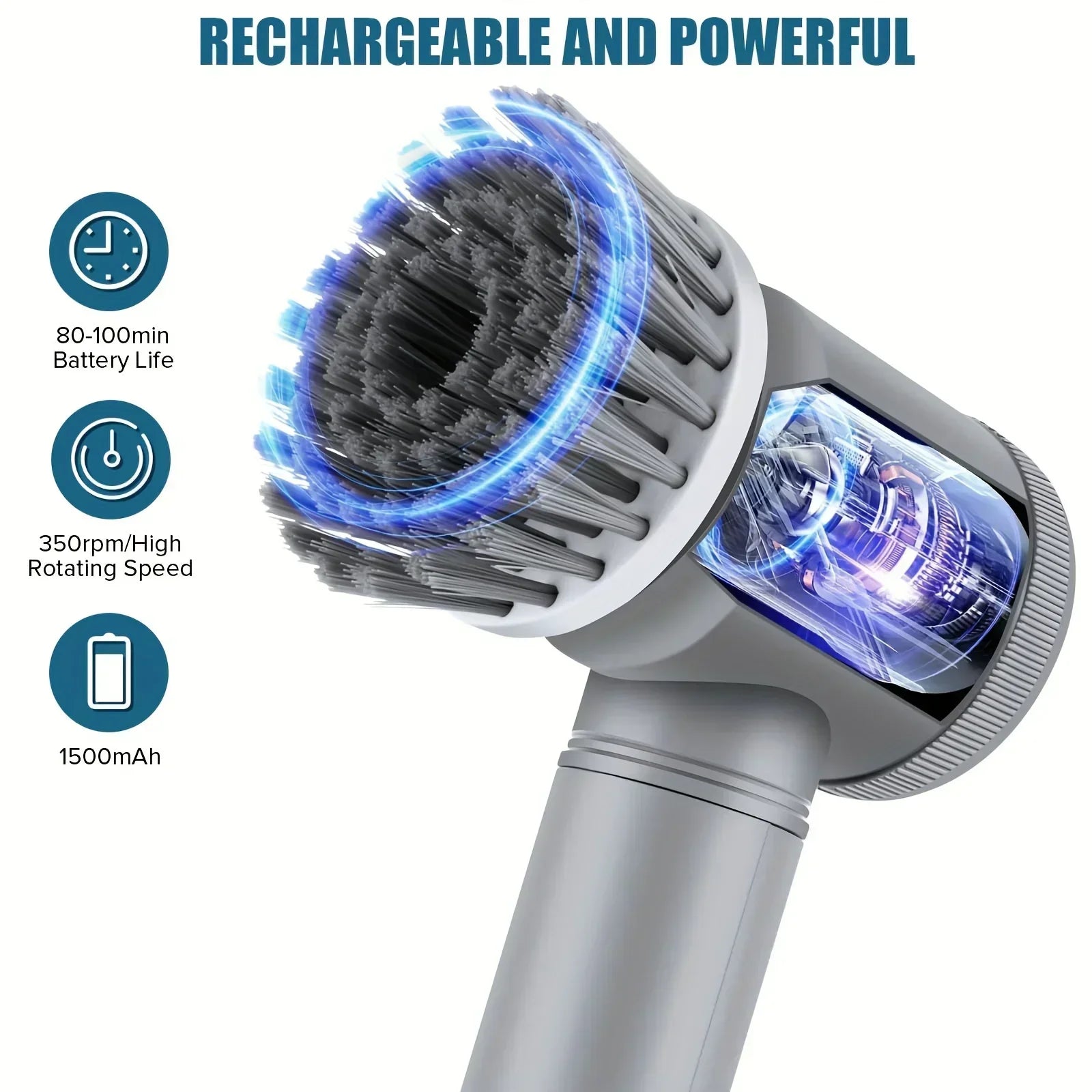 TurboSpin™ Cordless Electric Cleaning Brush
